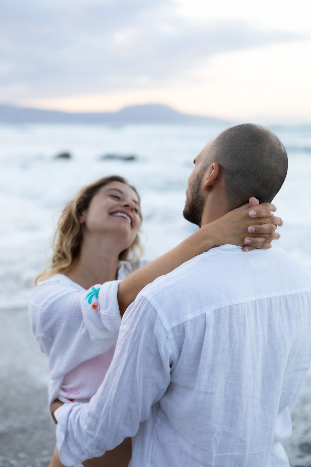 Фотосесія вагітних на пляжі в Ретимно, Крит – Портрети вагітних