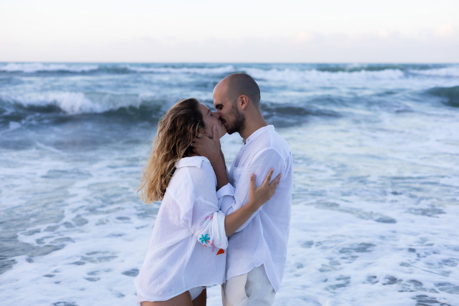 Фотосесія вагітних на пляжі в Ретимно, Крит – Портрети вагітних