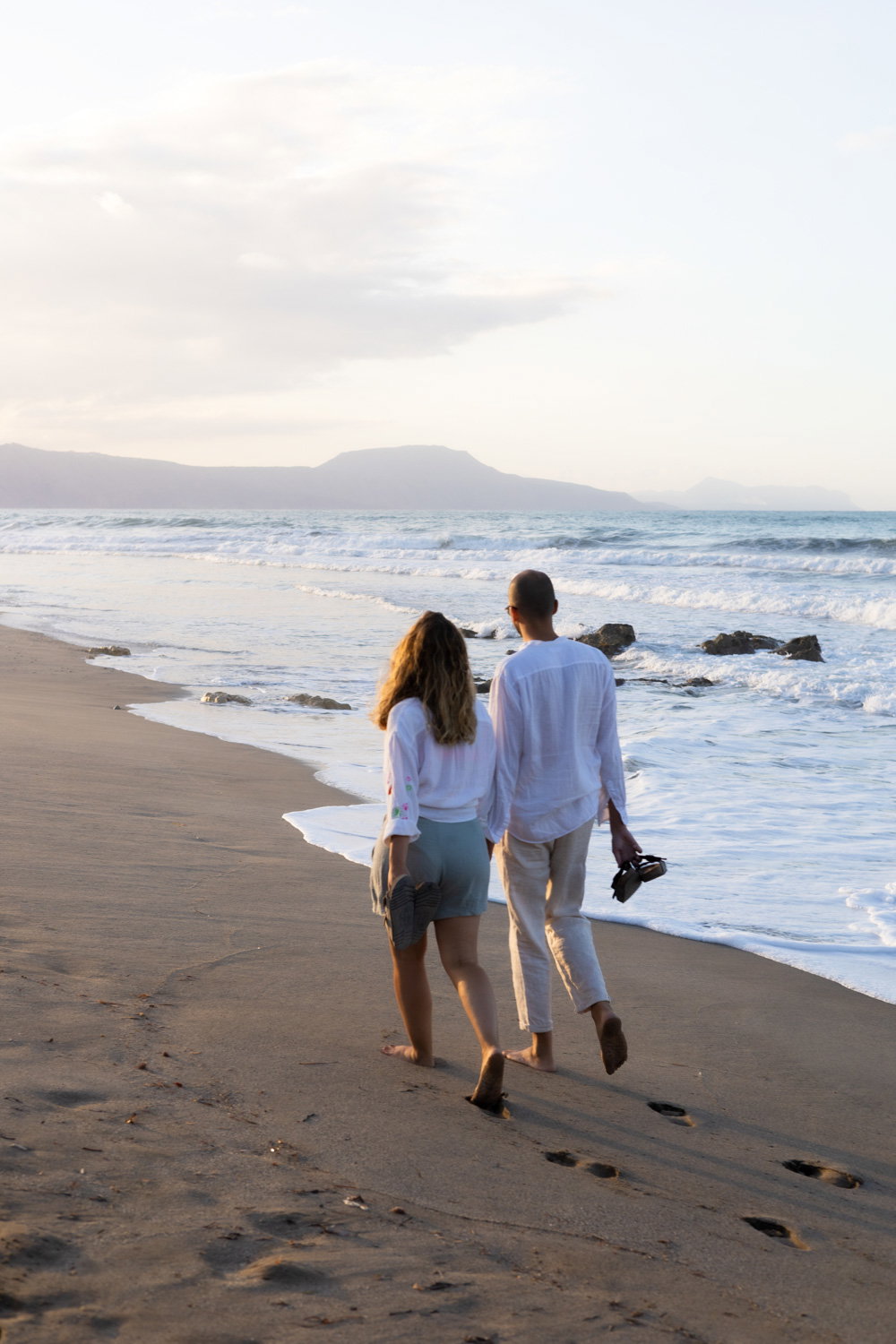 Фотосесія вагітних на пляжі в Ретимно, Крит – Портрети вагітних