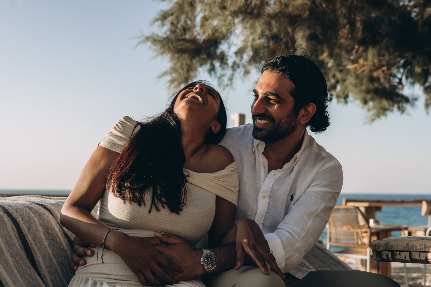 Maternity Love Story in Crete – Beach & Lifestyle Photoshoot