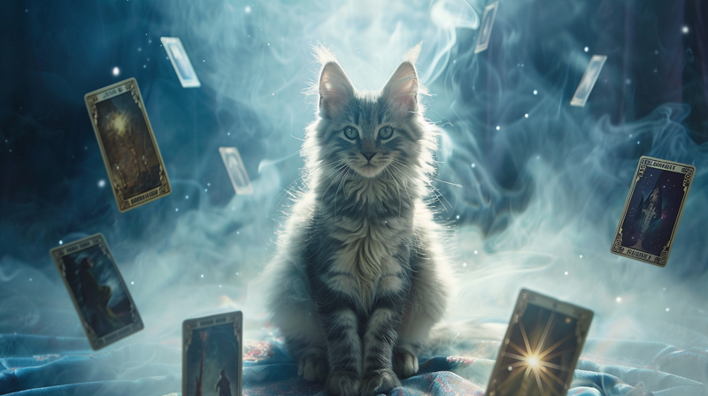 Amikor a cica tanít – Tarot lapok elemzése