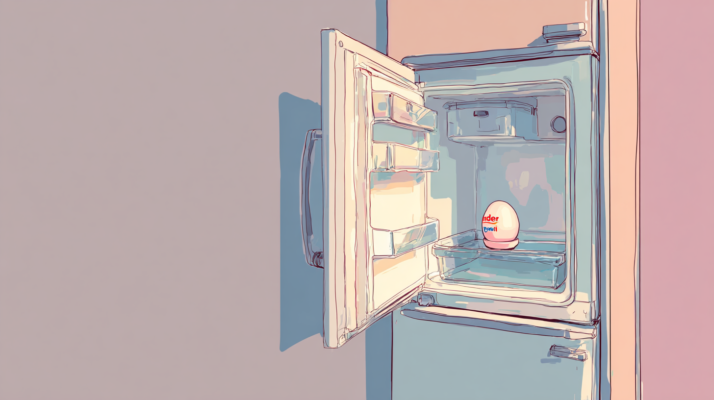 illusztráció: hótőben a kinder