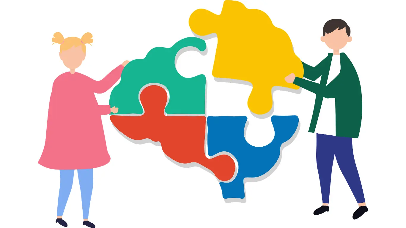 A karma törvényeinek megértése, amit a képen az agy formájú puzzle szimbolizál