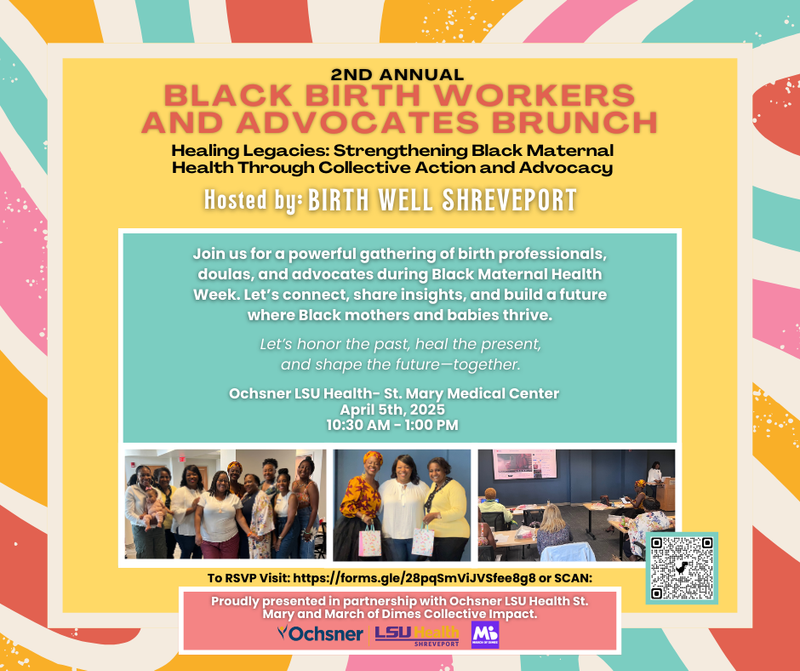 Black Birth Workers and Advocates Brunch/ D-HIP Informational