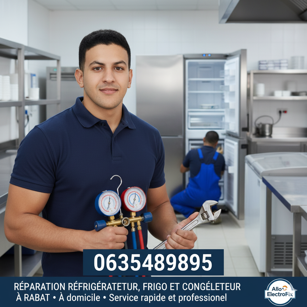 Réparation Réfrigérateur, Frigo et Congélateur à Rabat – Service rapide à domicile