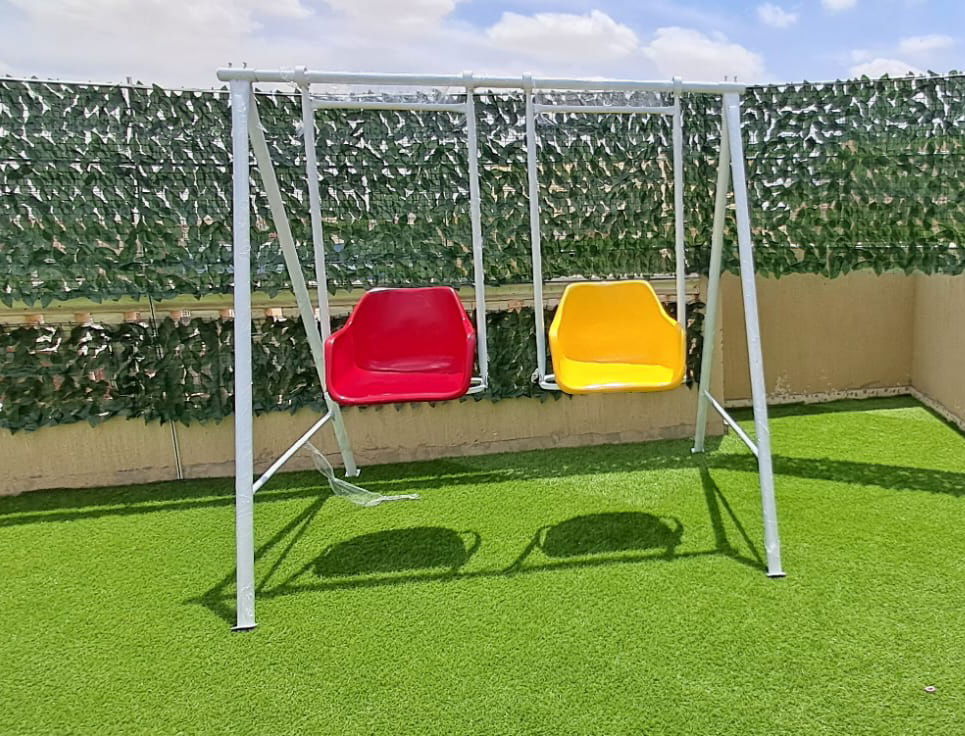 مرجيحه ٢ كورسى فيبر جلاس