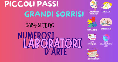 PICCOLI PASSI GRANDI SORRISI BABY SITTING LABORATORI ARTISTICI A DOMICILIO