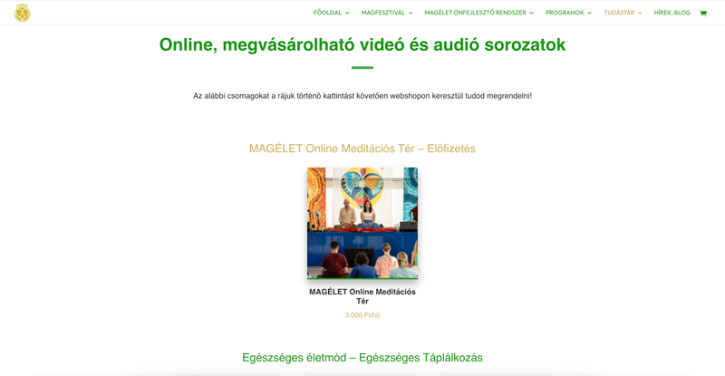 MAGélet WebShop