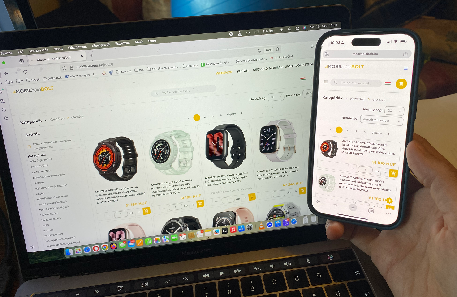 TimeBeeZ WebShop Minta