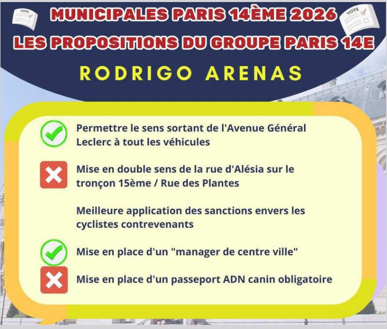 Rodrigo Arenas : ses réponses, ses propositions