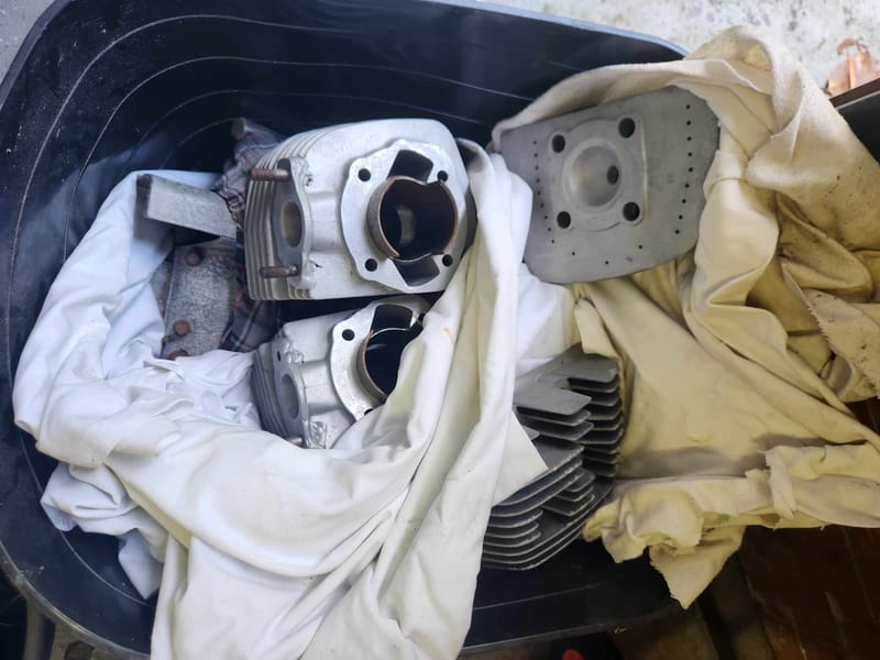 Two Suzuki 250 T20's