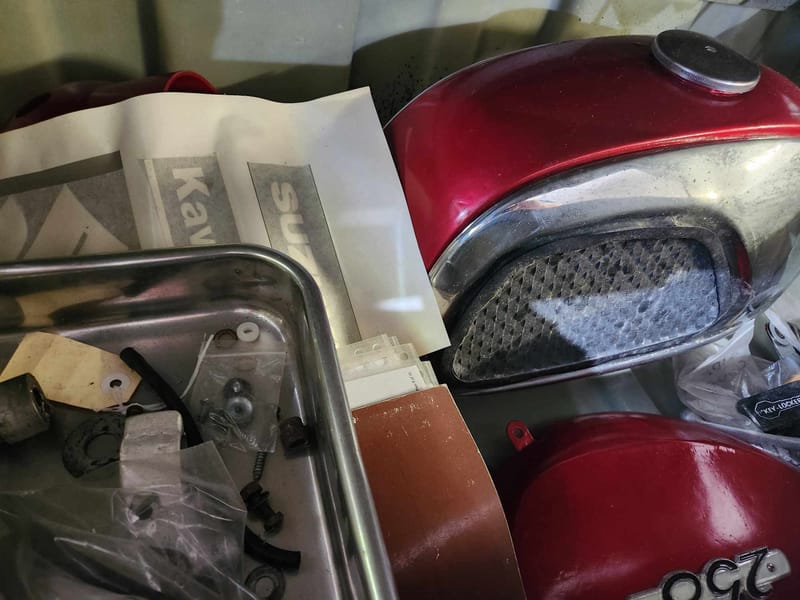 Two Suzuki 250 T20's