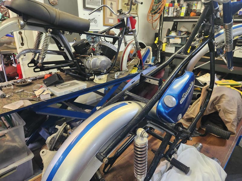 Two Suzuki 250 T20's