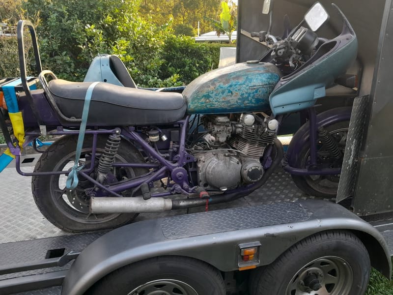 Suzuki GS with Sidecar