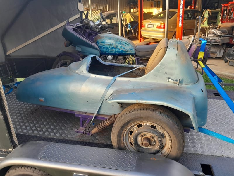 Suzuki GS with Sidecar