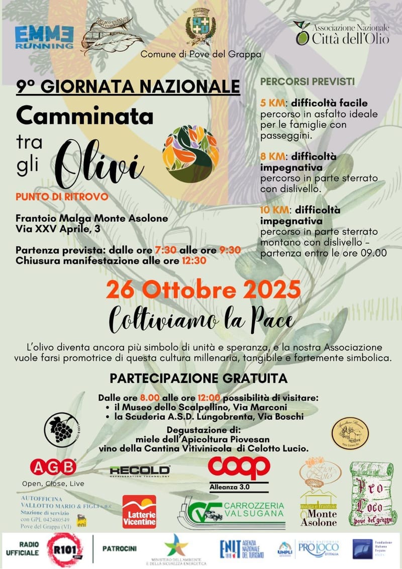 Camminata tra gli Olivi 2026