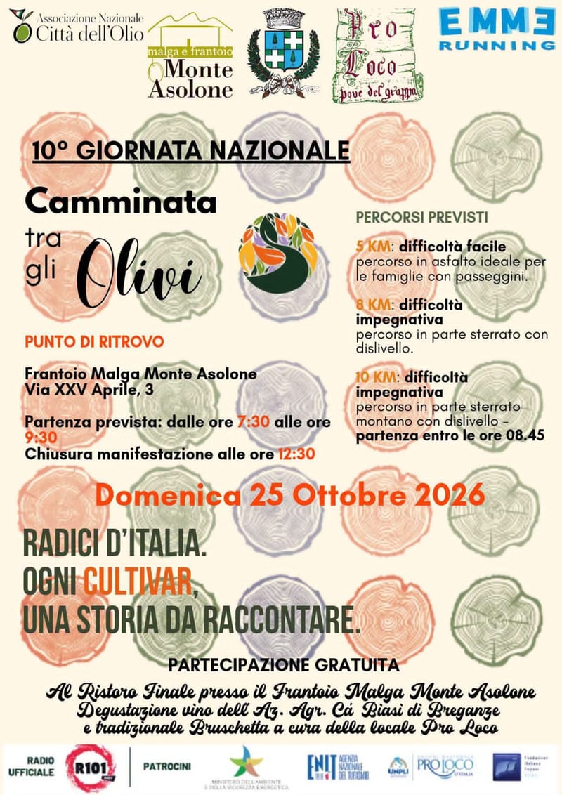 Camminata tra gli Olivi 2026