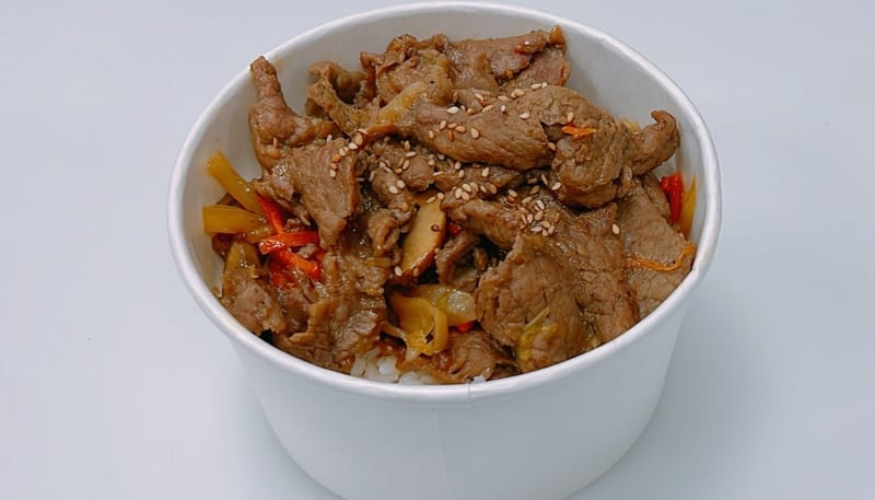 Bulgogi Rice Bowl 불고기덮밥