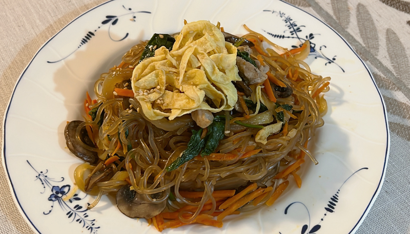 Korean Stir-fried Noodle  잡채