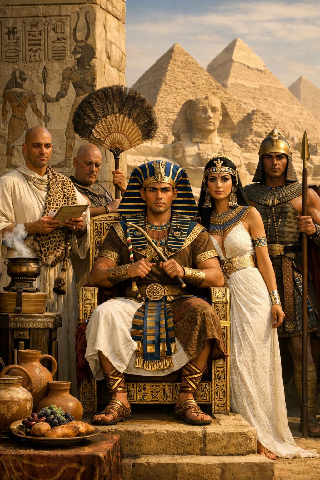 Egyiptomi öltözködés. 