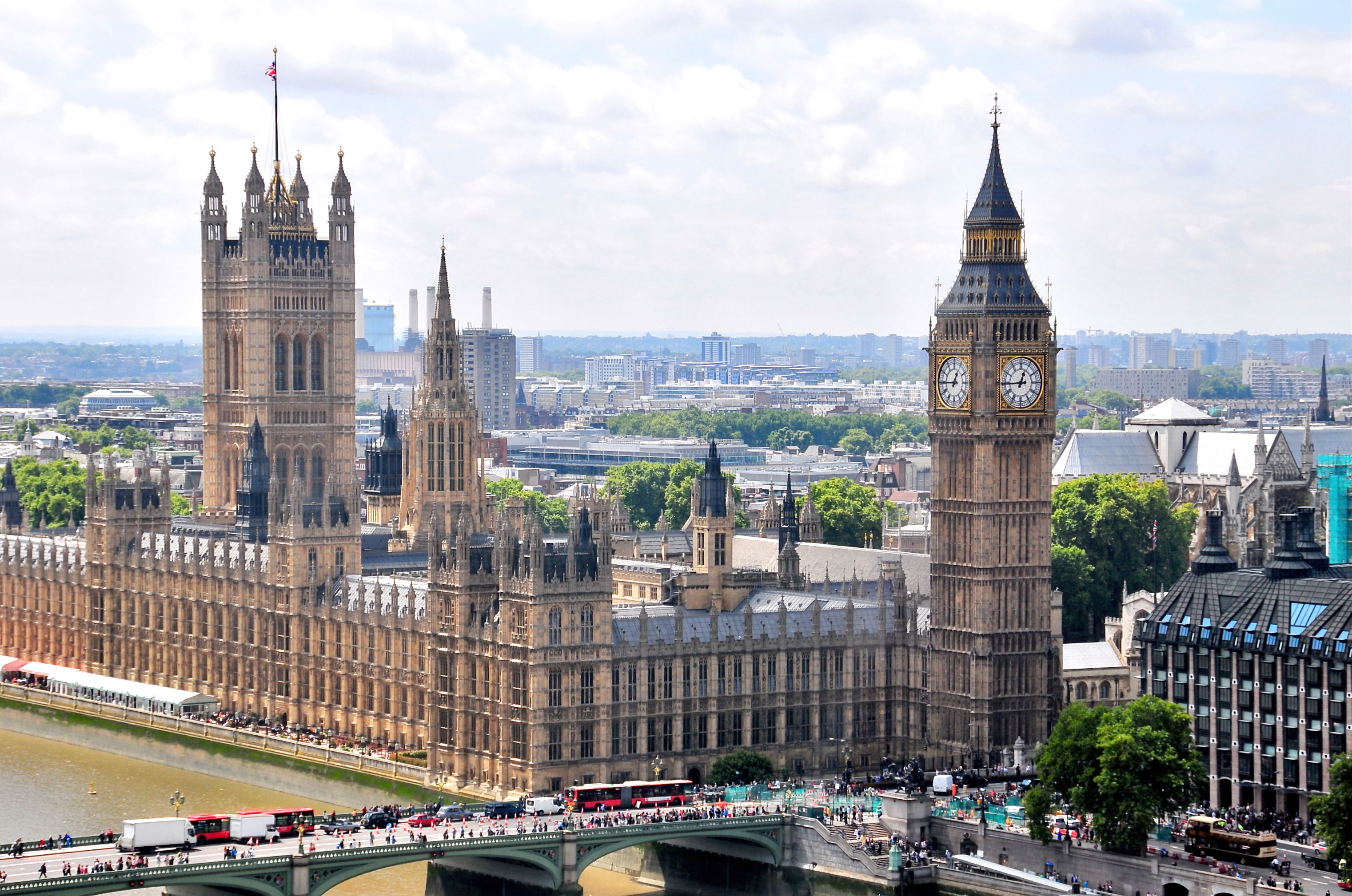 London, near the waterpark