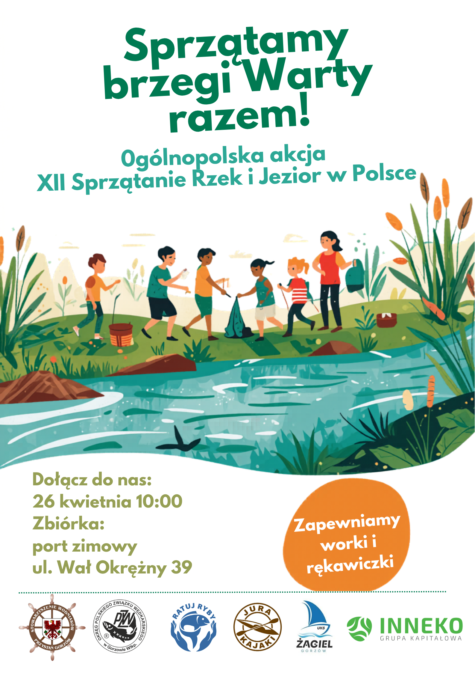 SPRZĄTAMY BRZEGI WARTY RAZEM!