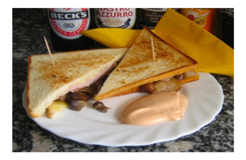Toast ai funghi