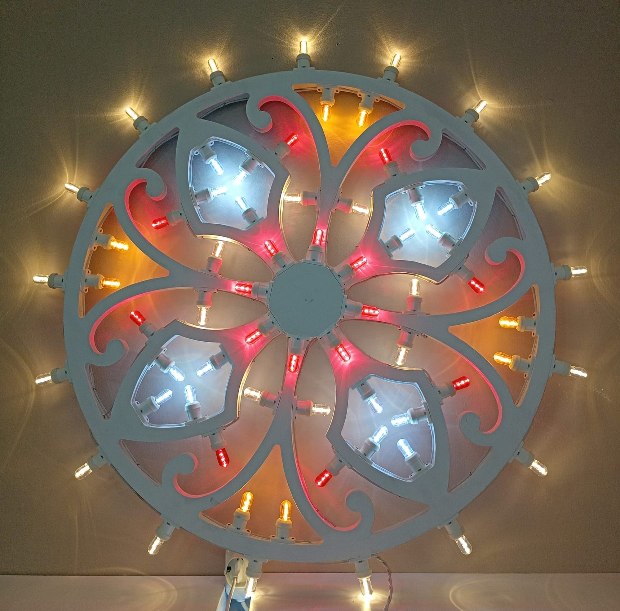 Rosace Federiciano - 64 ampoules LED