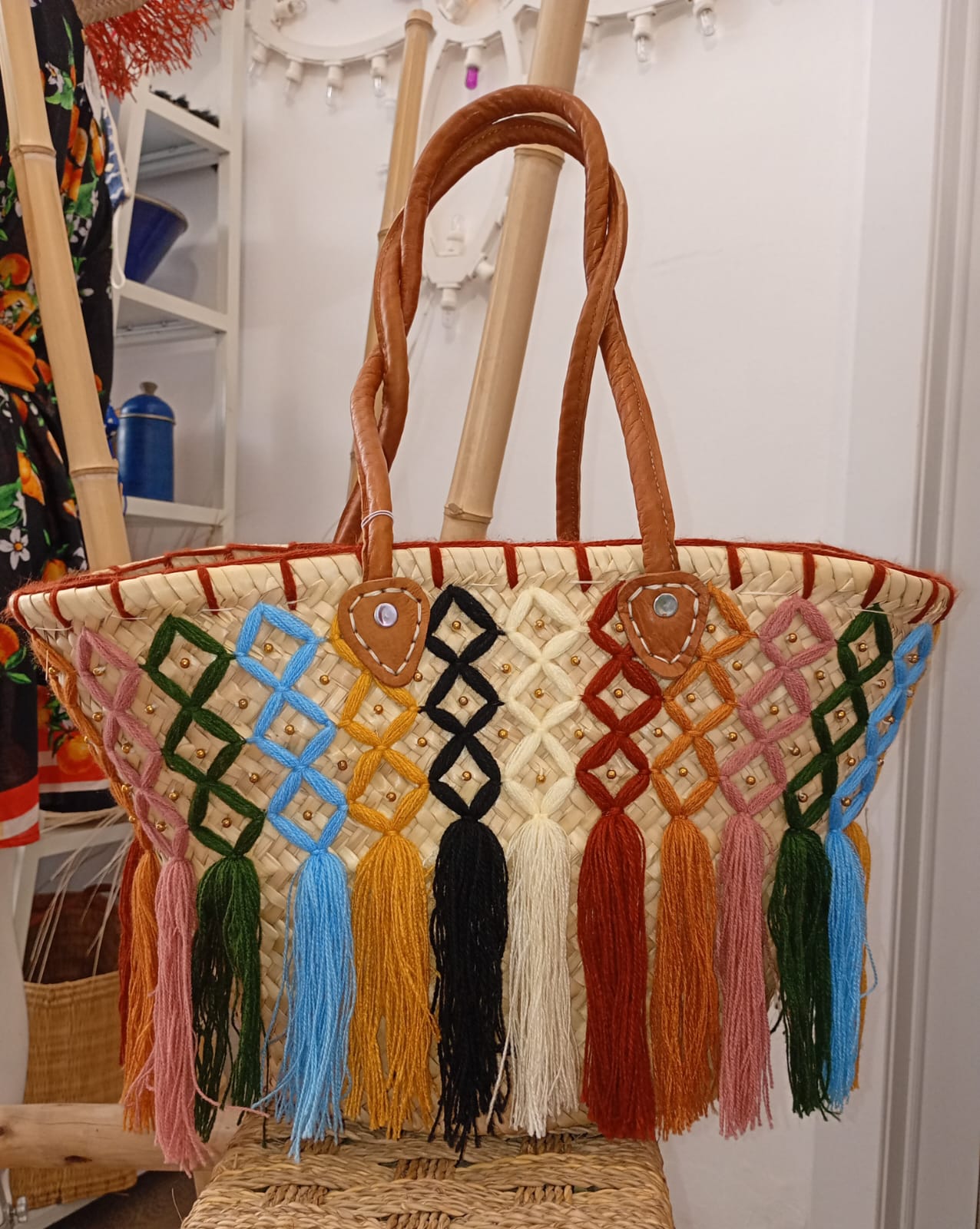 Sac en paille monochrome – Sea and Walk