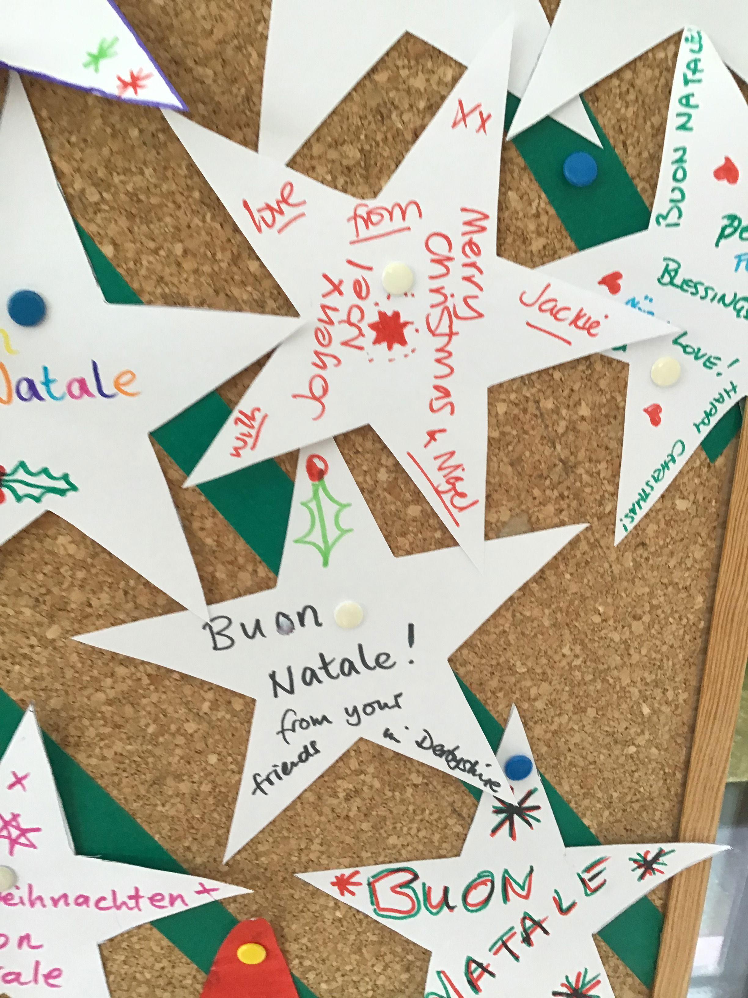 Some of the star messages to our twinning friends