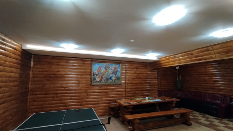 Баня на дровах для великої компанії