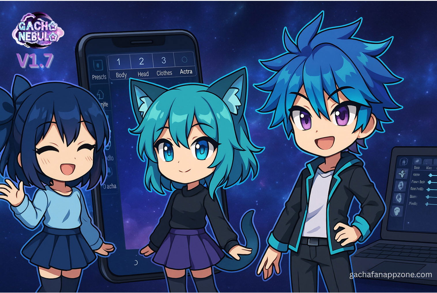 GACHA NEBULA VERSION 1.7 UPDATE