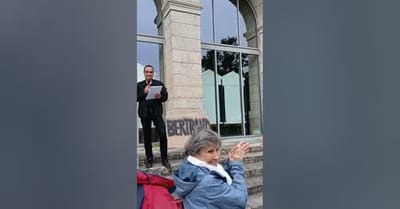 Prezegenn dirak lez-varn Gwened / Prise de parole devant le tribunal de Vannes