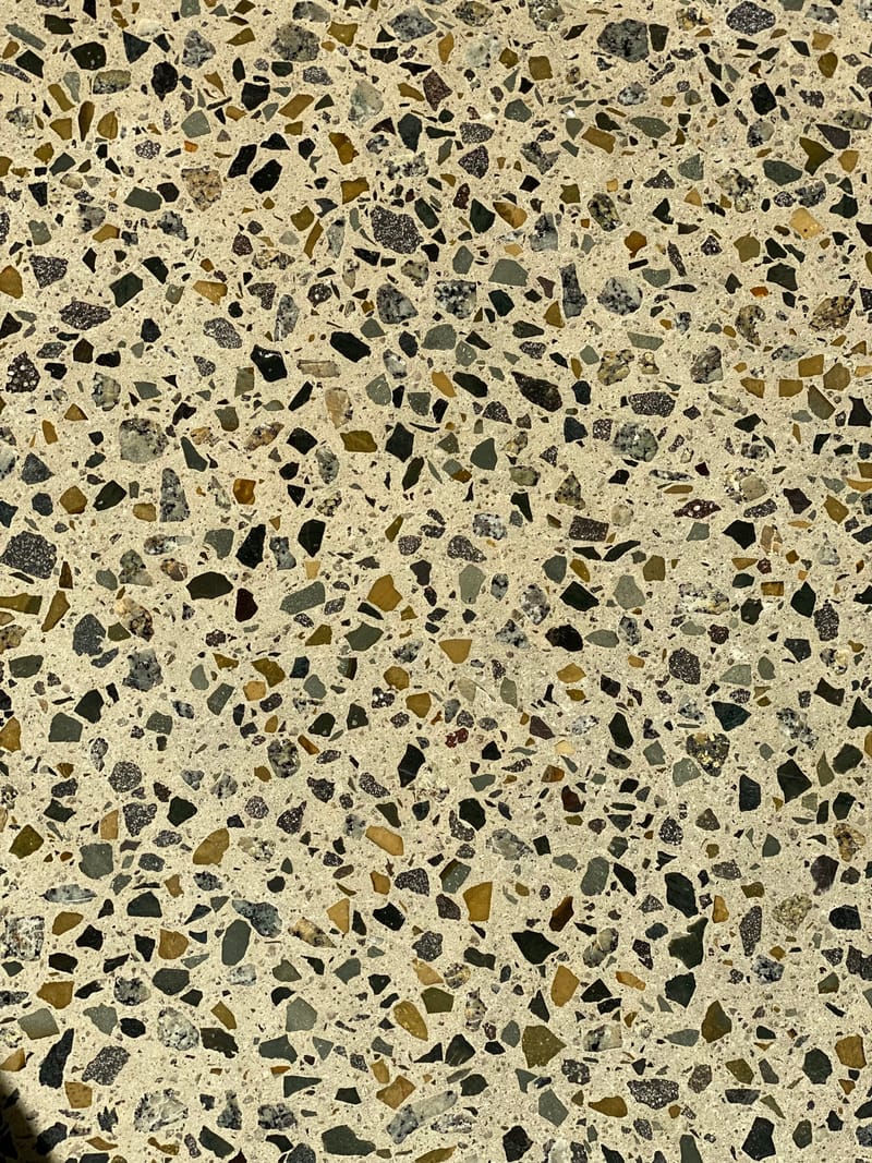 Premium full stone high gloss polished concrete