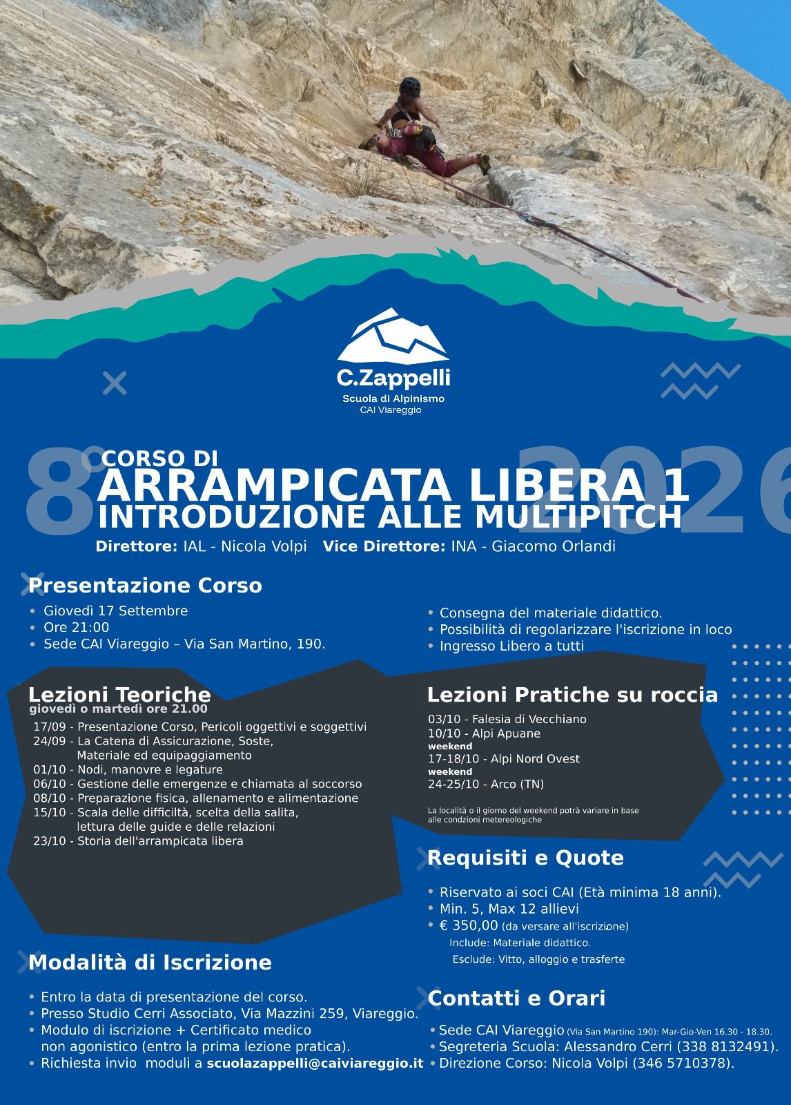 8° corso arrampicata libera AL1