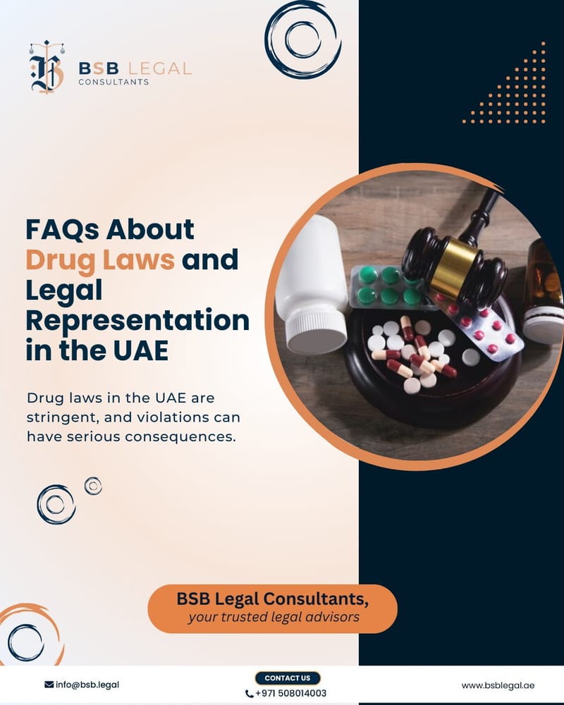 FAQs About Drug Laws and Legal Representation in the UAE