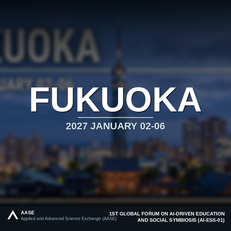AI-ESS-01  | January 02–06, 2027 | Fukuoka, Japan