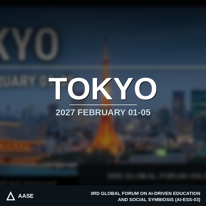 AI-ESS-03 | February 01–05, 2027 | Tokyo, Japan