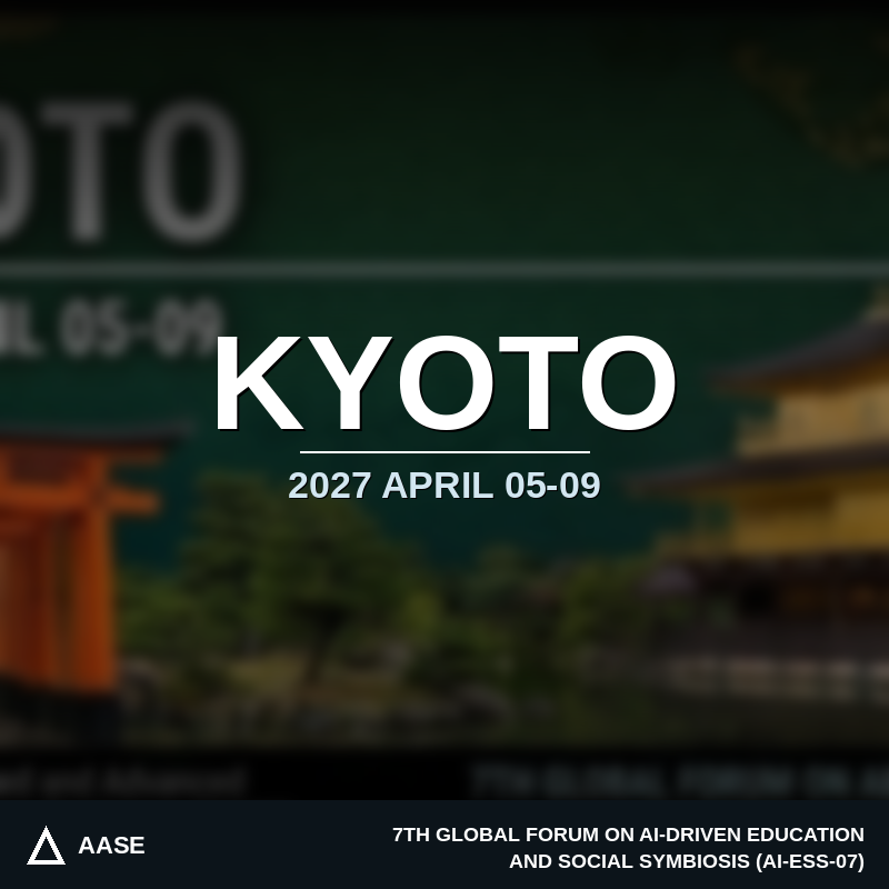 AI-ESS-07 | April 05–09, 2027 | Kyoto, Japan