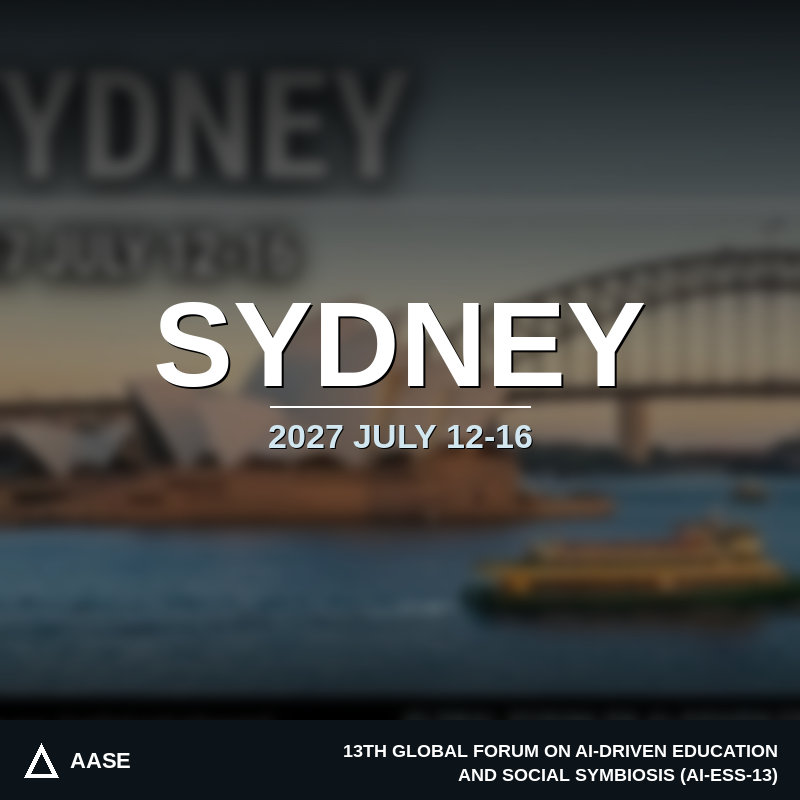 AI-ESS-13 | July 12–16, 2027 | Sydney, Australia