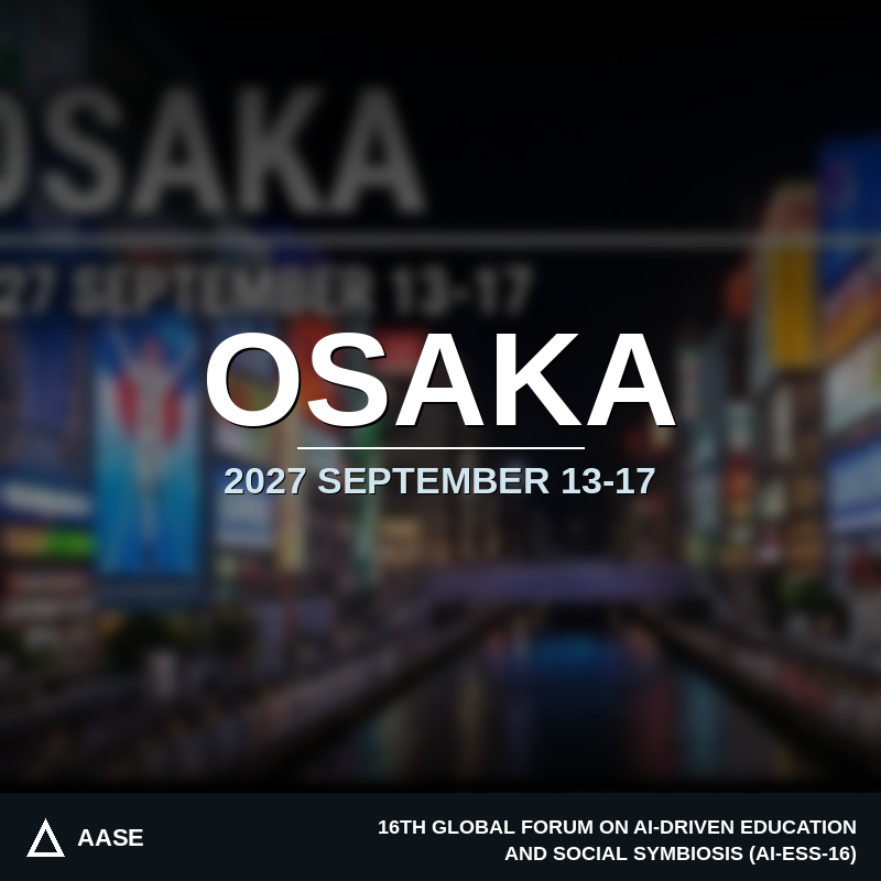 AI-ESS-16 | September 13–17, 2027 | Osaka, Japan