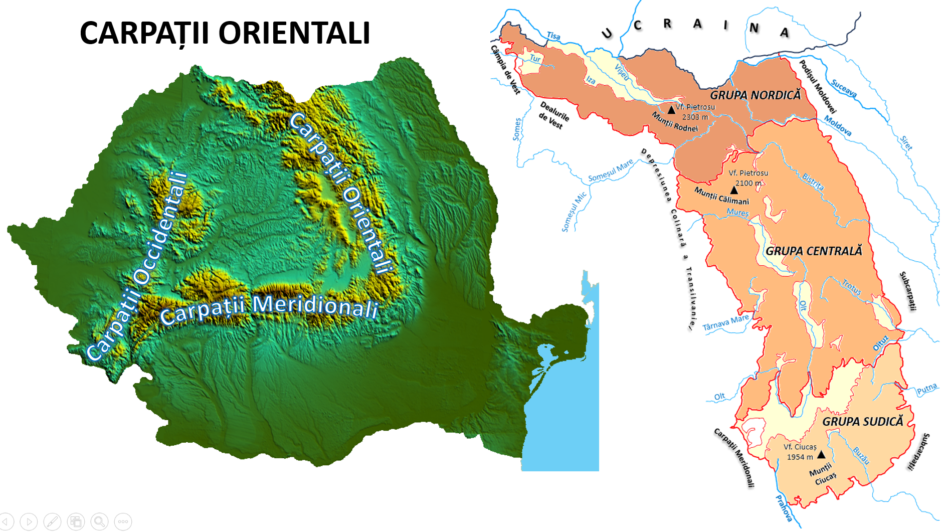 Munții Carpați - Carpații Orientali