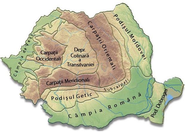 Relieful României - PAGINA DE GEOGRAFIE ȘI ISTORIE