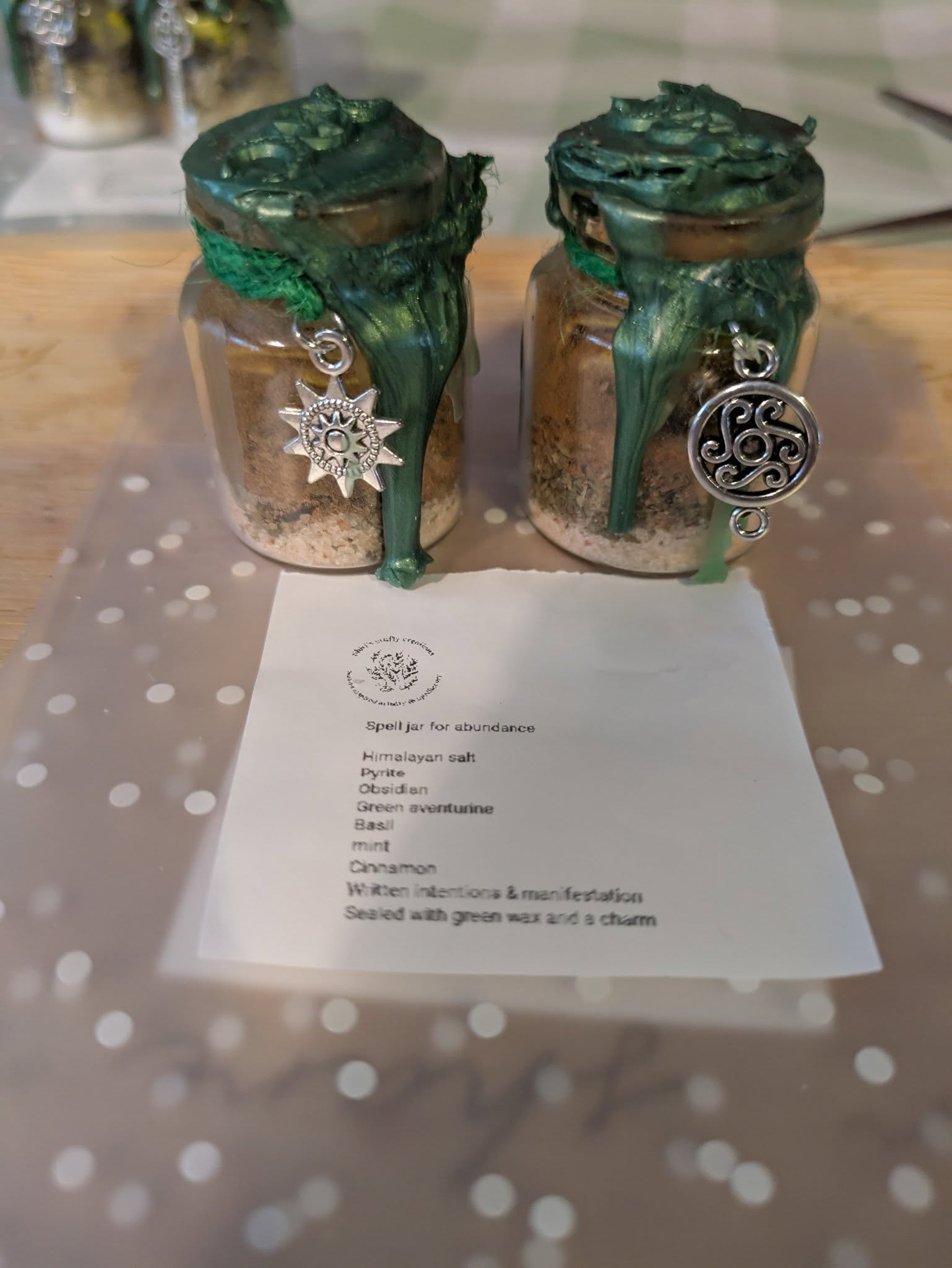 MINI SPELL JAR FOR ABUNDANCE