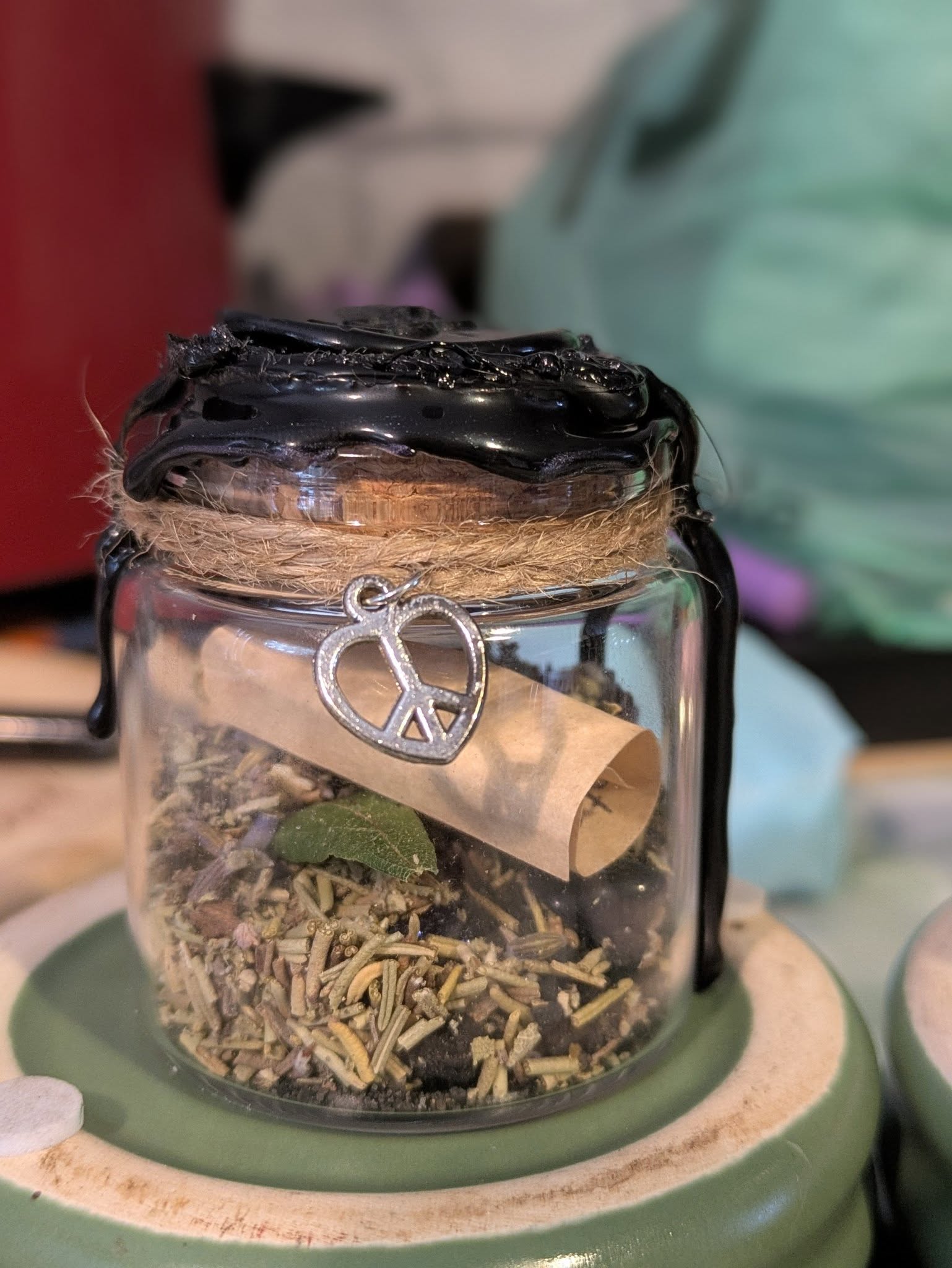 spell jar to help the receiver