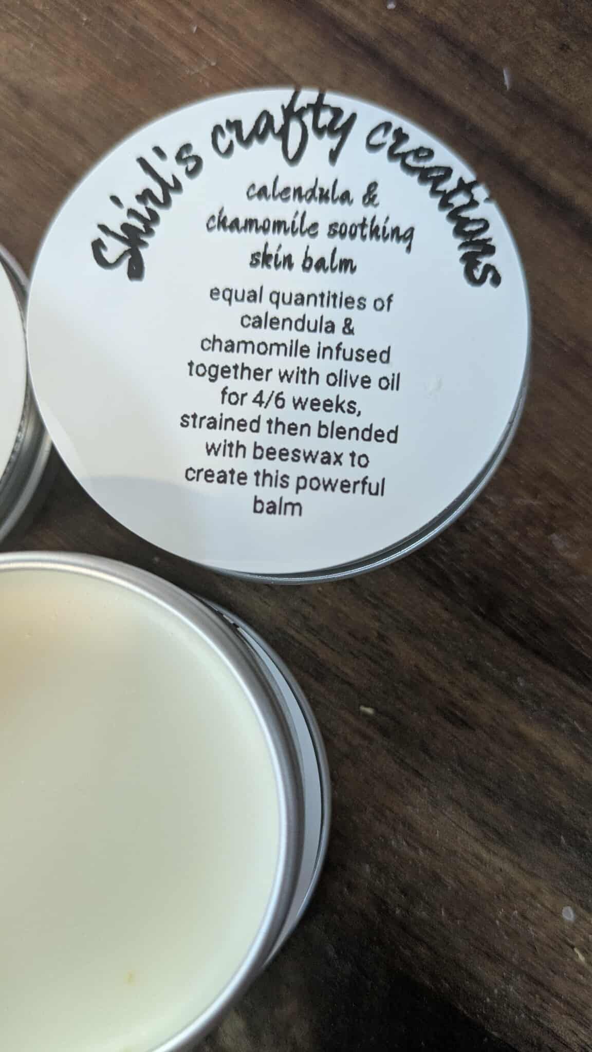 chamomile & calendula soothing skin balm