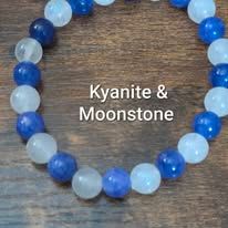 kyanite & moonstone bracelet