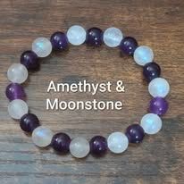 amethyst & moonstone bracelet