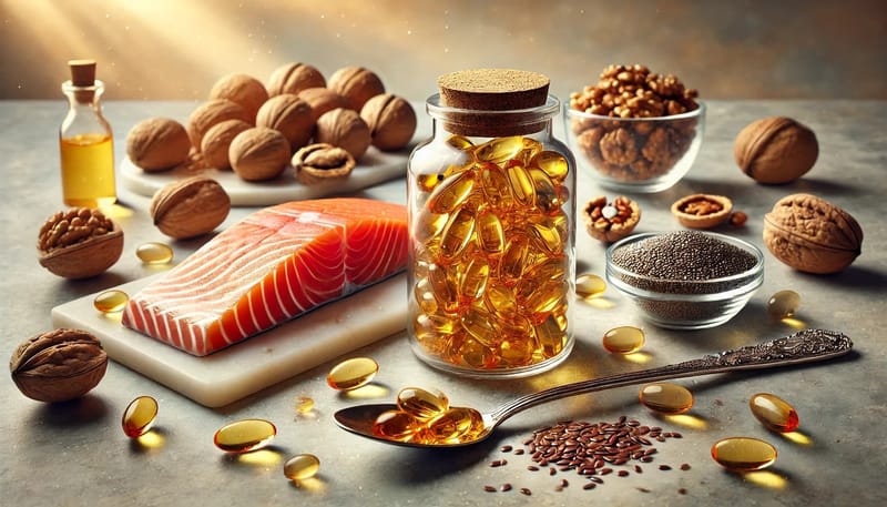 Fordeler med Omega-3 Tilskudd: Hvordan Omega-3 Støtter Hjertehelse og Generell Helse