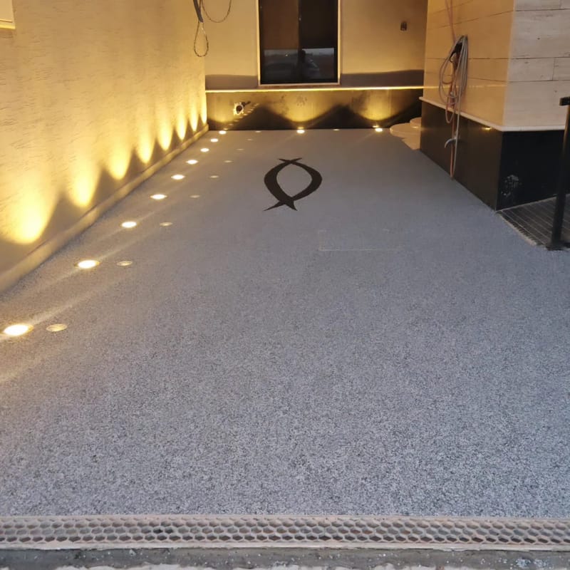 الخرسانة المختمة للأرضيات